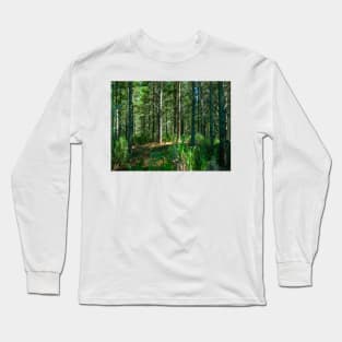 Plantation renewable pine forestry, New Zealand Long Sleeve T-Shirt